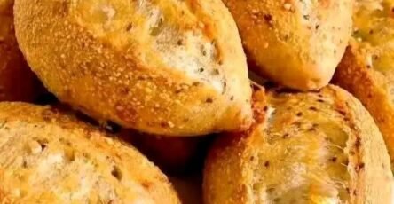 Crispy homemade seed rolls with a golden crust and soft fluffy center